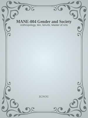 MANE-004 Gender and Society